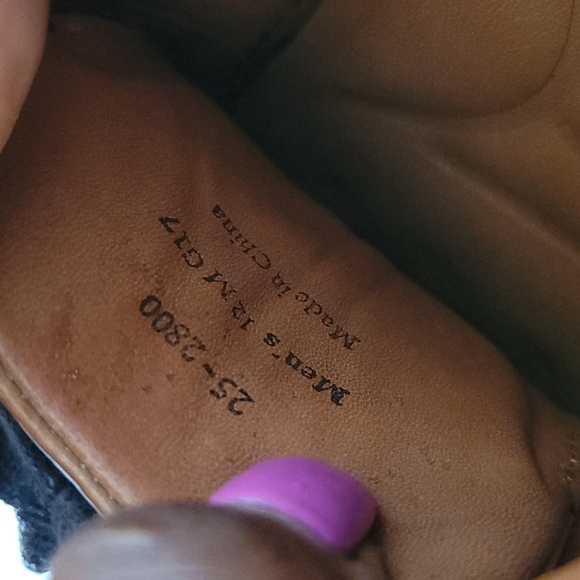 Johnston and Murphy brown sheepskin lace up sneakers - Picture 7 of 11